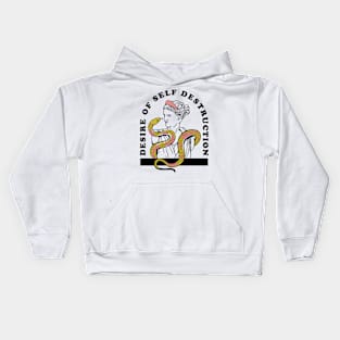 Desire of self destruction Kids Hoodie